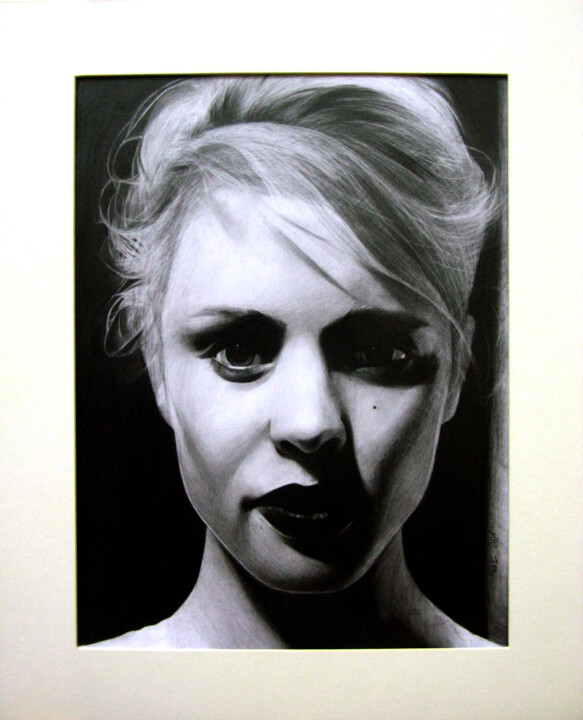 绘画 标题为“portrait1” 由Electra Varnava, 原创艺术品, 铅笔