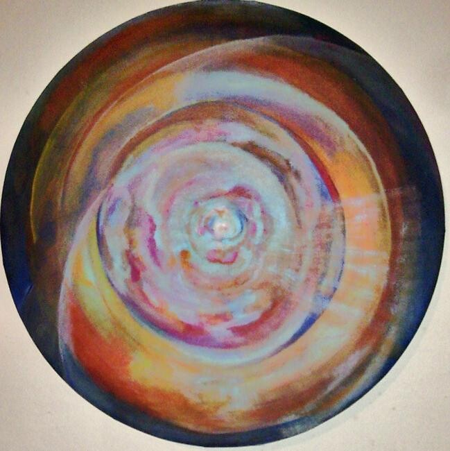 Pittura intitolato "Cosmos." da Eleho, Opera d'arte originale