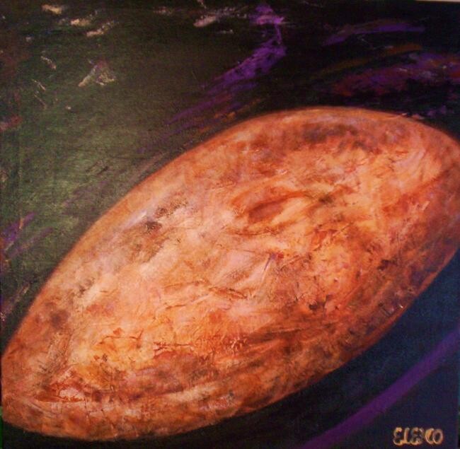 Painting titled "COSMOS" by Eleho, Original Artwork