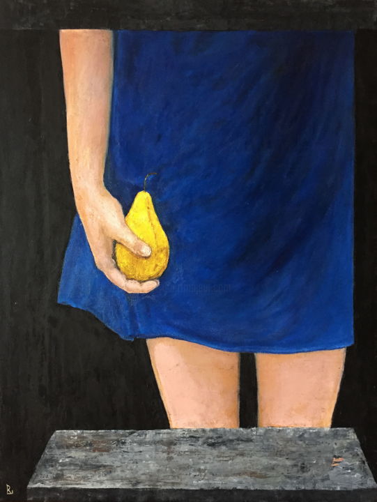 Картина под названием "Серия Вампука синег…" - Олена Ромашкина, Подлинное произведение искусства, Масло