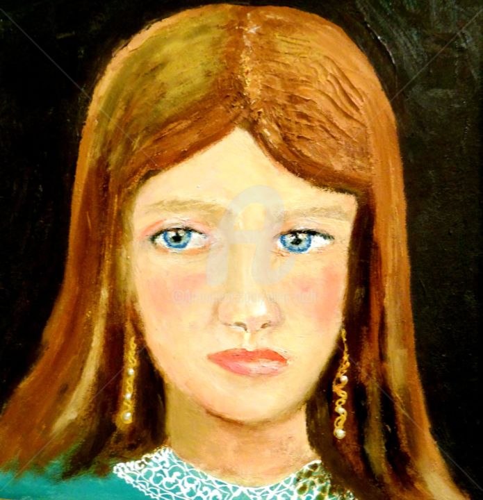 Malarstwo zatytułowany „Nichte” autorstwa Elen Ruzh, Oryginalna praca, Olej