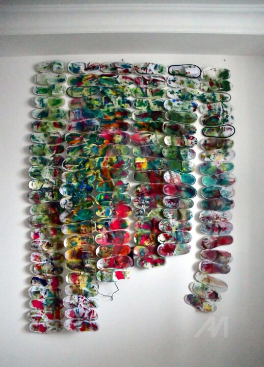 Sculpture titled "Guests" by Elena Bandurka, Original Art, Plastic