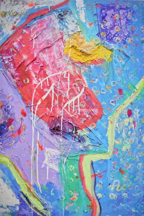 Malarstwo zatytułowany „Colors of life” autorstwa Elena Bandurka, Oryginalna praca, Akryl