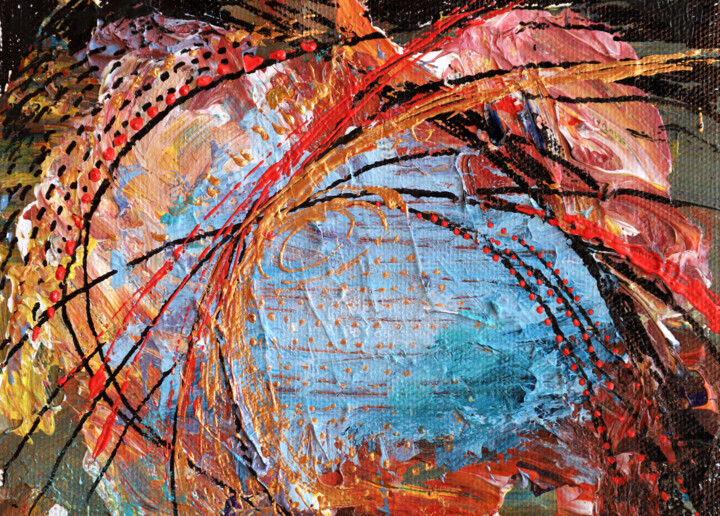 Pittura intitolato "My Palette #4" da Elena Kotliarker, Opera d'arte originale, Acrilico Montato su Telaio per barella in le…