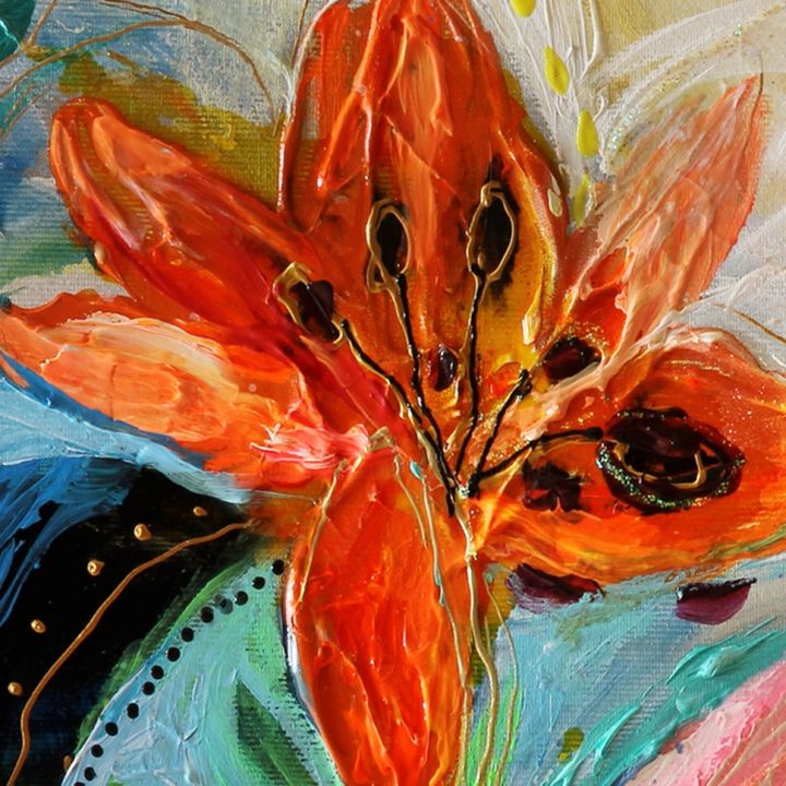 The 72 Names. White Edition, Painting by Elena Kotliarker Artmajeur