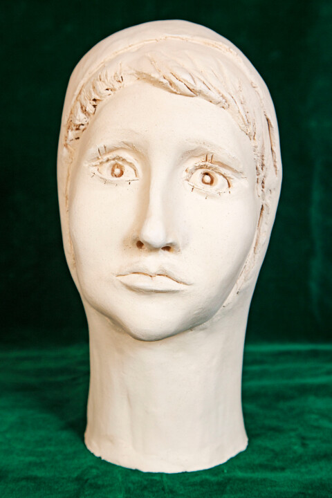 Scultura intitolato "Aida" da Elena Uljancic, Opera d'arte originale, Ceramica