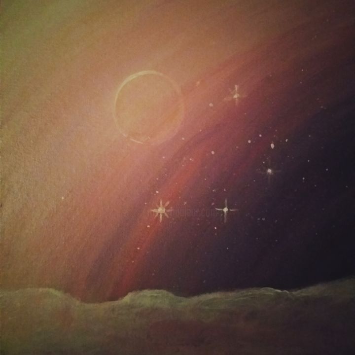 Peinture intitulée "Радуга" par Elena Elvas, Œuvre d'art originale, Acrylique