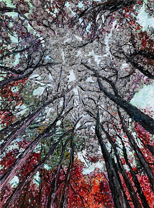 "Look Up. 3d mosaic" başlıklı Heykel Elena Kirillova tarafından, Orijinal sanat, Mozaik
