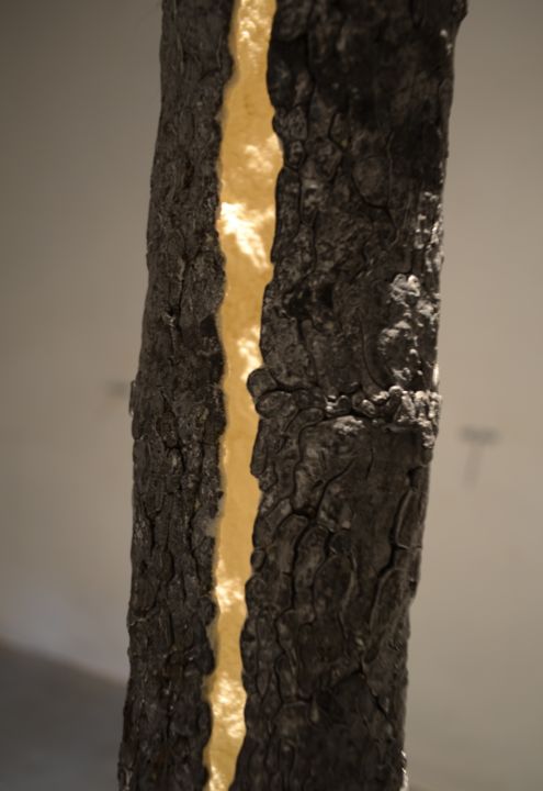 Sculpture intitulée "Axis" par Elena Vidal Deive, Œuvre d'art originale, Techniques mixtes