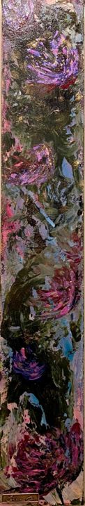 제목이 "Plaisir d’Antan"인 미술작품 Eliane Andlauer로, 원작, 아크릴 목재 패널에 장착됨
