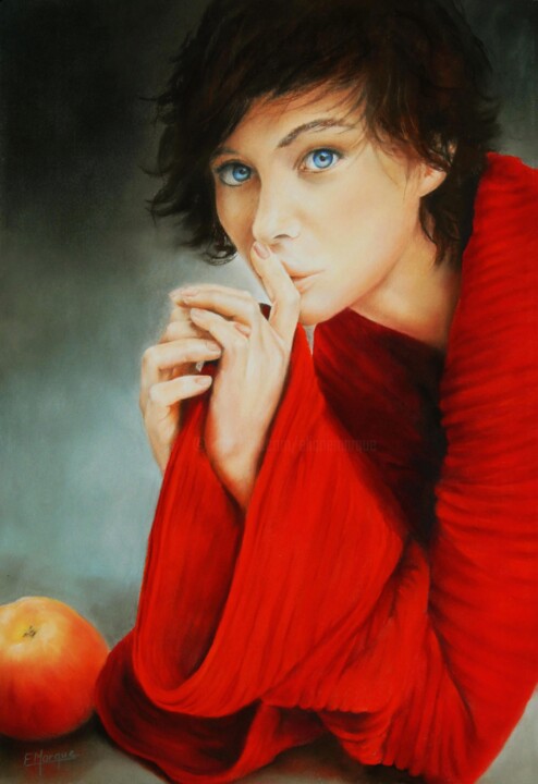 Painting titled "ELIANE  MARQUE  -…" by Eliane Marque, Original Artwork, Pastel