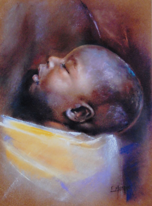 Peinture intitulée "ELIANE MARQUE - Le…" par Eliane Marque, Œuvre d'art originale, Huile