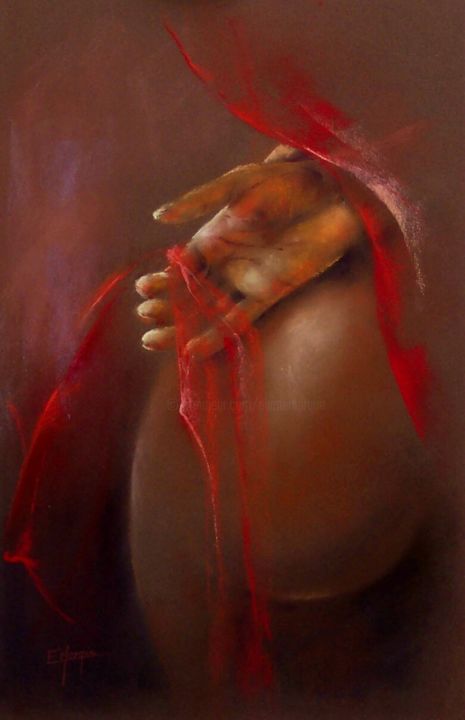 Peinture intitulée "ELIANE MARQUE - Le…" par Eliane Marque, Œuvre d'art originale, Autre