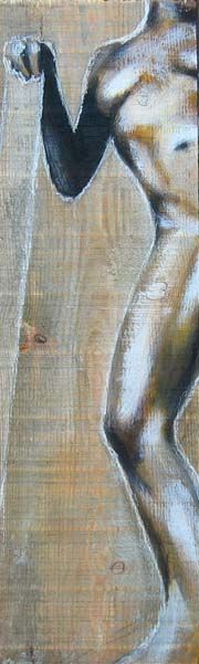 Pintura intitulada "Planche à nu série…" por Eligriv Tempfoli, Obras de arte originais