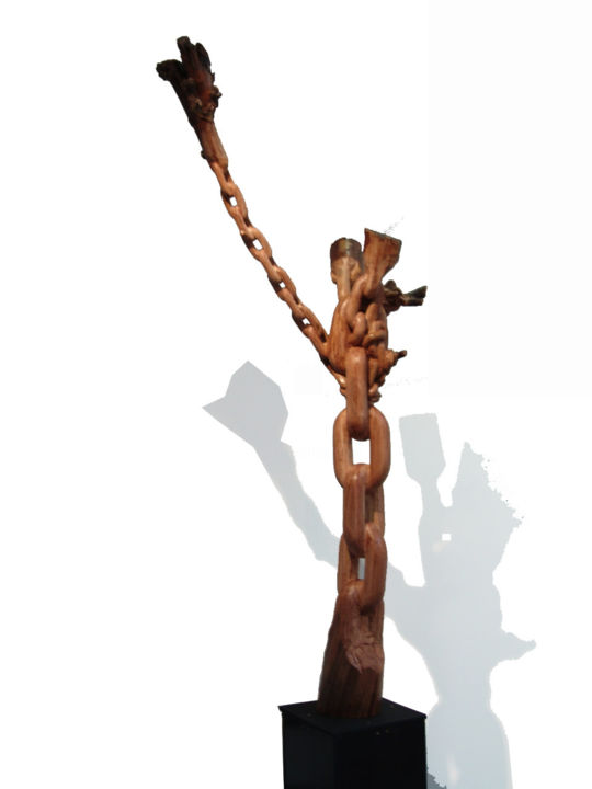 Sculpture intitulée "lien I" par Eligriv Tempfoli, Œuvre d'art originale