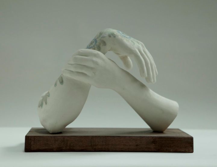 Sculpture titled "Androbotanico série…" by Eligriv Tempfoli, Original Artwork