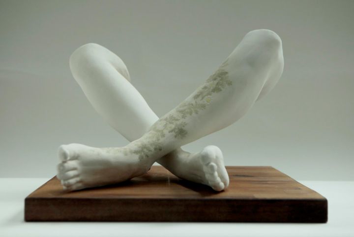Sculpture intitulée "Androbotanico série…" par Eligriv Tempfoli, Œuvre d'art originale