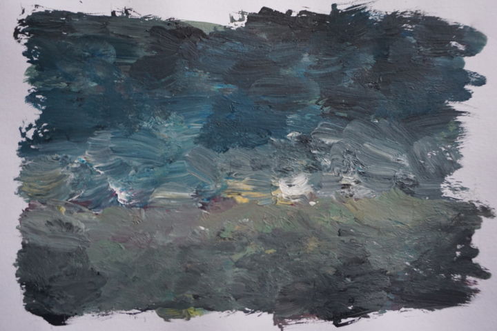 Paysage Mediterraneen Painting By Eline Clement Artmajeur Paysage Mediterraneen Painting By Eline Clement Artmajeur