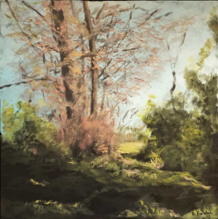 Картина под названием "Incoming Spring" - Elio Robba, Подлинное произведение искусства, Акрил