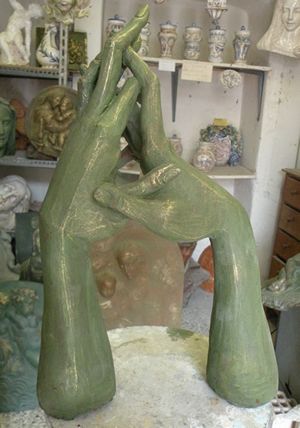 Sculpture intitulée "IL PONTE" par Mastro Elio, Œuvre d'art originale, Céramique
