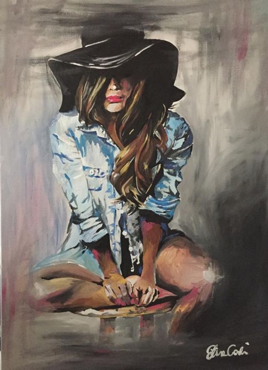 Pittura intitolato "23364854-1021279890…" da Elisa Carli, Opera d'arte originale, Tempera