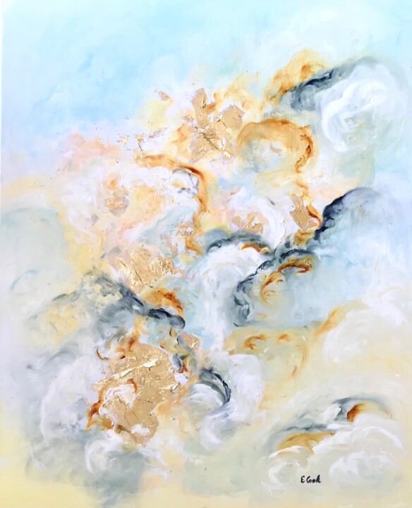Painting titled "Gentle Dreams of Ye…" by Elisa Cook, Original Artwork, Oil