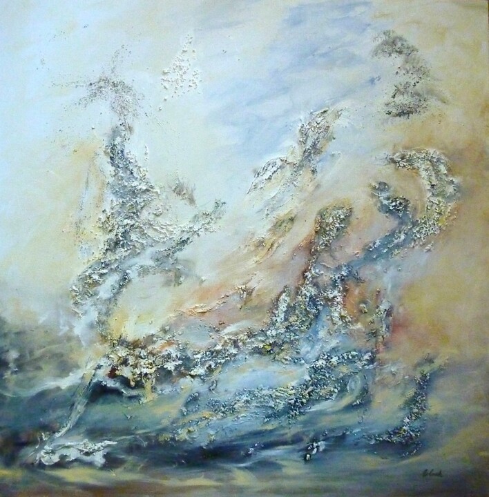 Pintura titulada "Arabesque x" por Elisa Cook, Obra de arte original, Oleo