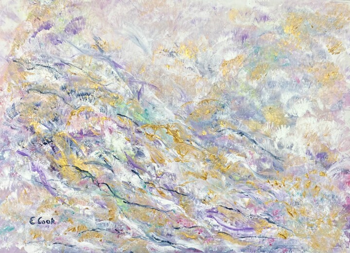 Pintura titulada "Pastel Bagatelle" por Elisa Cook, Obra de arte original, Acrílico