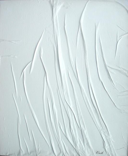 Pintura titulada "Plissages I" por Elisa Cook, Obra de arte original, Oleo