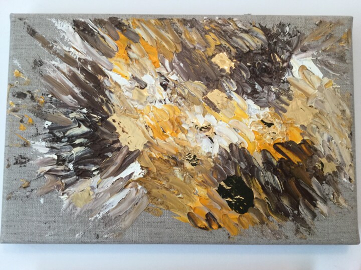 Painting titled "Explosion" by Elisa Paolina, Original Artwork, Oil