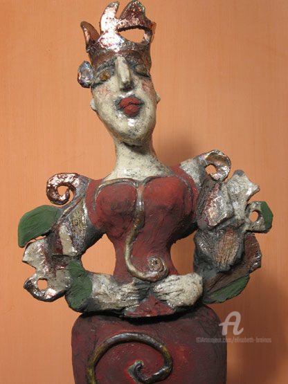 Sculpture titled "la star du cirque,…" by Elisabeth Brainos, Original Artwork