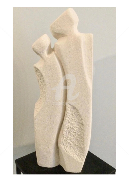 雕塑 标题为“Te quiero” 由Elisabeth Dinardo, 原创艺术品, 石