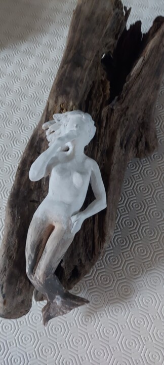 Sculpture intitulée "Amour impossible" par Elisabeth Fabre Derulliere, Œuvre d'art originale, Argile