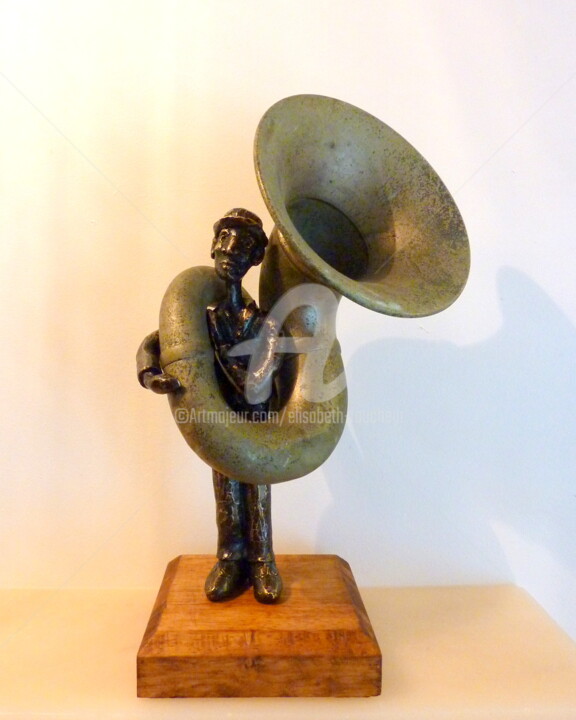 Sculpture titled """Fanfarlo"" by Elisabeth Faucheur, Original Artwork, Metals