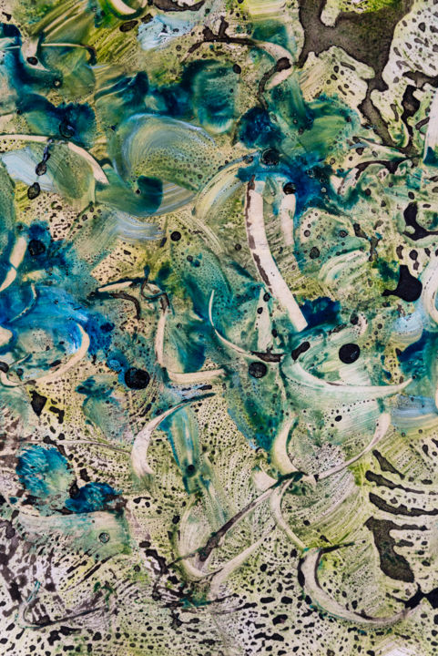 Fotografia intitulada "cahos marin.jpg" por Elisabeth Laplante, Obras de arte originais, Fotografia digital Montado em Alumí…