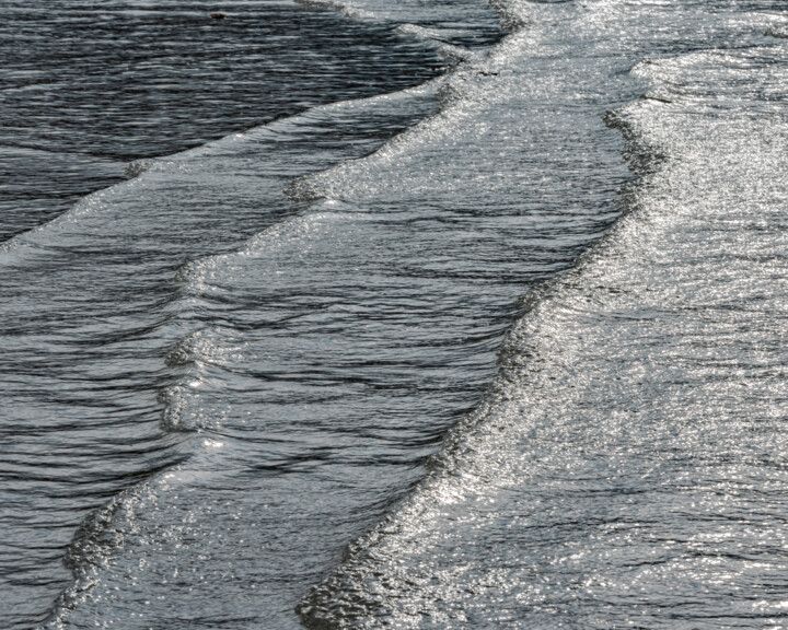 Photographie intitulée "vague cinq.jpg" par Elisabeth Laplante, Œuvre d'art originale, Photographie numérique