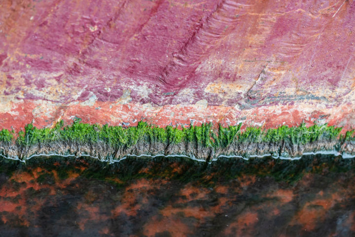 Photographie intitulée "Bord de falaise.jpg" par Elisabeth Laplante, Œuvre d'art originale, Photographie numérique