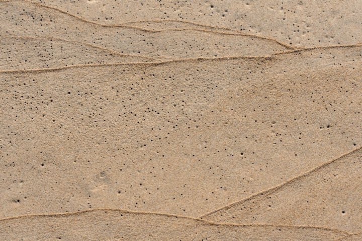 Photographie intitulée "sable cinq.jpg" par Elisabeth Laplante, Œuvre d'art originale, Photographie numérique