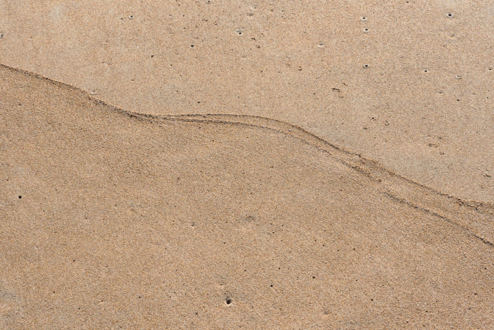 Photographie intitulée "lignes de sable.jpg" par Elisabeth Laplante, Œuvre d'art originale, Photographie numérique