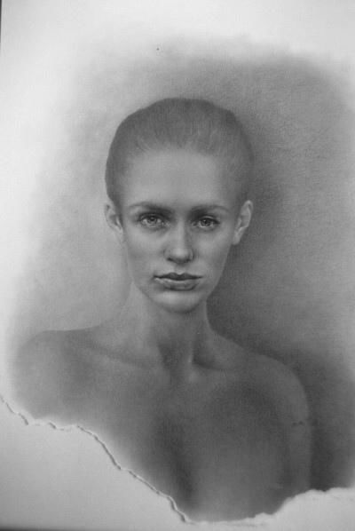 Drawing titled "Portraitzeichnung "…" by Lisa, Original Artwork