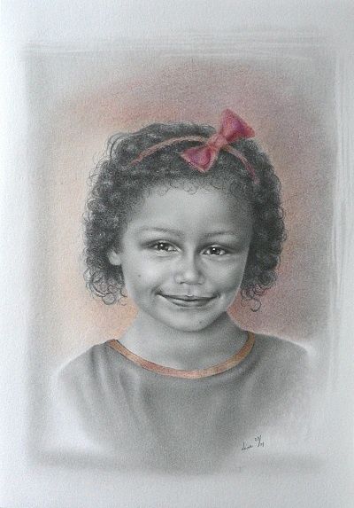 Drawing titled "Portraitzeichnung V…" by Lisa, Original Artwork, Other