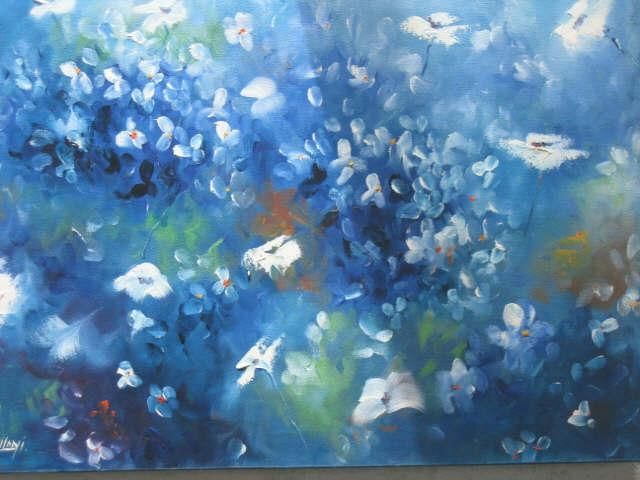 Pintura intitulada "primavera 20" por Elisabeth Ebailoni, Obras de arte originais