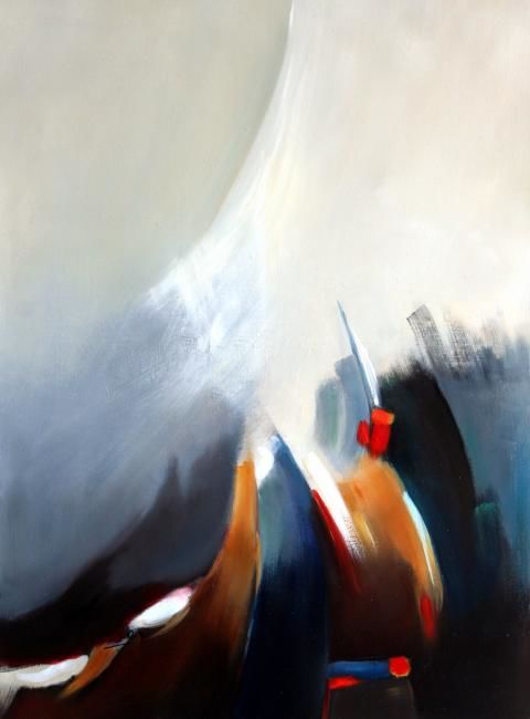Peinture intitulée "018.JPG" par Elisa Daulmerie, Œuvre d'art originale, Huile