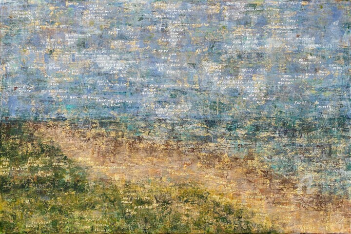 Pittura intitolato "Beloved Land 01" da Elise Eekhout, Opera d'arte originale, Acrilico