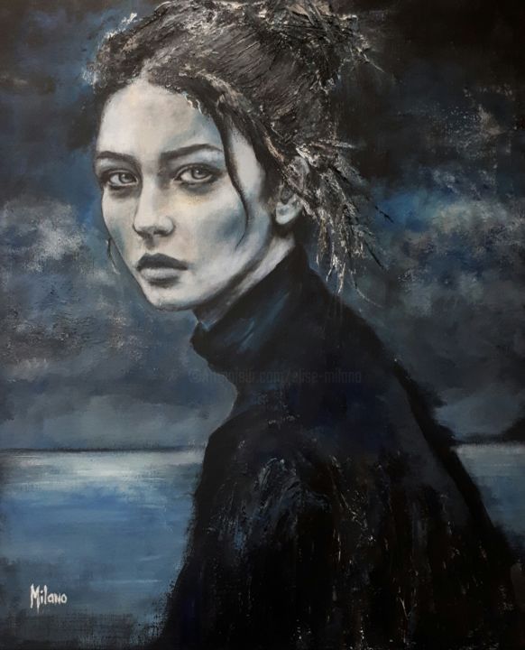 Painting titled "Celine" by Elise Milano, Original Artwork