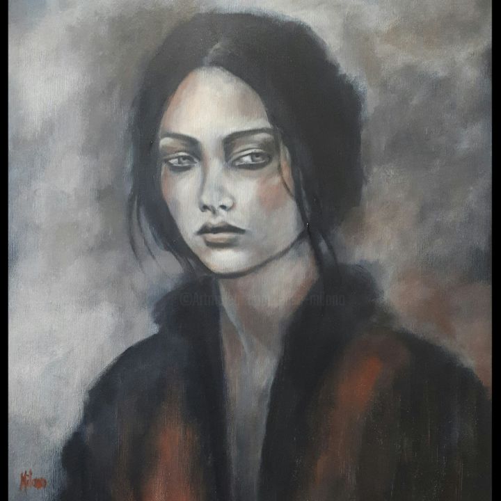 Painting titled "sans titre" by Elise Milano, Original Artwork
