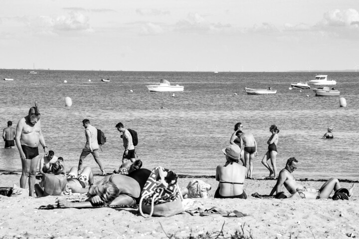 Photographie intitulée "Les touristes" par Elisetot, Œuvre d'art originale, Photographie numérique
