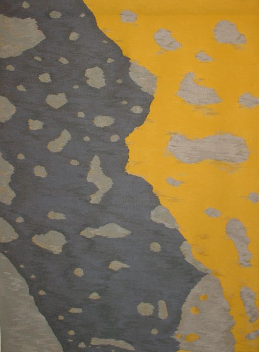Textielkunst getiteld "dégradé" door Elisabeth Roux, Origineel Kunstwerk, Tapijtwerk