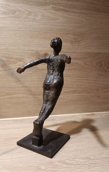Sculpture intitulée "Inspiration" par Elizabeth Nagypataky, Œuvre d'art originale, Bronze