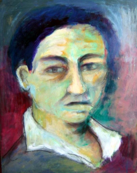 Painting titled "Goya's Reflection I…" by Elizabeth Howard, Original Art, Oil